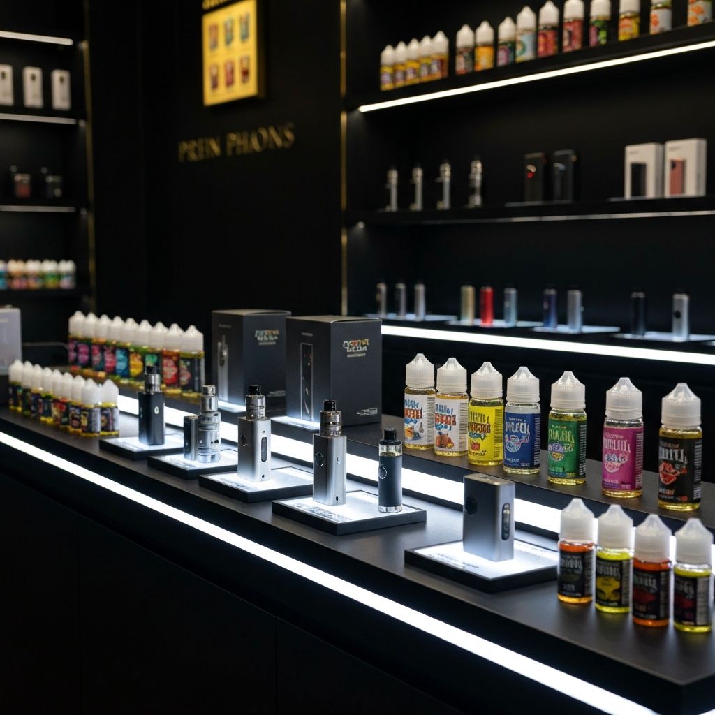 Premium vape store display